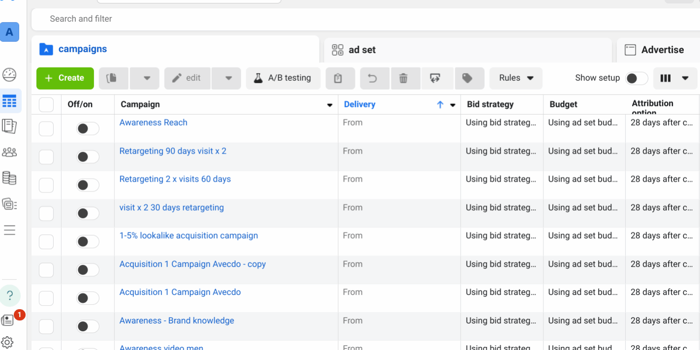 Facebook Merchant Center